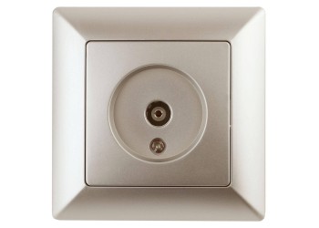 ТВ-розетка ЭРА Intro Solo шампань 4-301-04 Б0043371