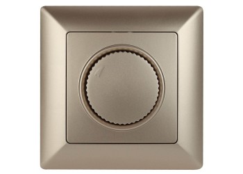 Диммер поворотный ЭРА Intro Solo 600W шампань 4-401-04 Б0043399