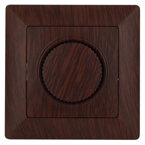 Диммер поворотный ЭРА Intro Solo 600W венге 4-401-10 Б0043401, купить в Минске по самой низкой цене