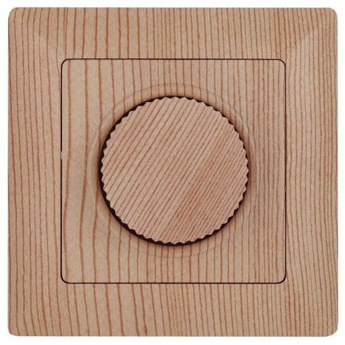 Диммер поворотный ЭРА Intro Solo 600W дерево 4-401-11 Б0043402, купить в Минске по самой низкой цене