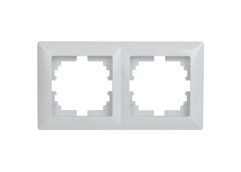 Рамка 2-постовая ЭРА Intro Solo белый 4-502-01 Б0043410