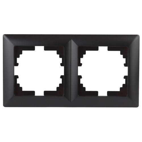 Рамка 2-постовая ЭРА Intro Solo антрацит 4-502-05 Б0043414, купить в Минске по самой низкой цене