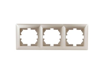 Рамка 3-постовая ЭРА Intro Solo шампань 4-503-04 Б0043420