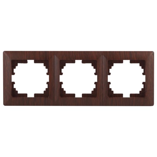 Рамка 3-постовая ЭРА Intro Solo венге 4-503-10 Б0043422, купить в Минске по самой низкой цене