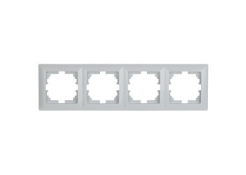 Рамка 4-постовая ЭРА Intro Solo белый 4-504-01 Б0043424