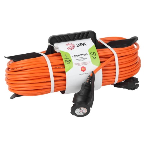 Удлинитель силовой ЭРА UPx-1-2x0.75-50m-IP44 Б0046814, купить в Минске по самой низкой цене