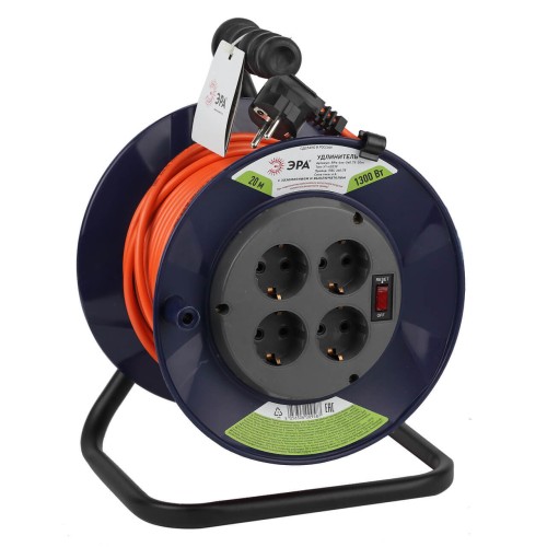 Удлинитель силовой ЭРА RPx-4es-3х0.75-20m Б0046845, купить в Минске по самой низкой цене