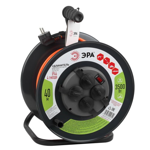 Удлинитель силовой ЭРА RMx-4es-3x1.5-40m-IP44 Б0046851, купить в Минске по самой низкой цене