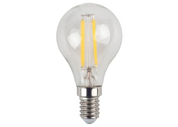 Лампа светодиодная филаментная ЭРА E14 11W 2700K прозрачная F-LED P45-11w-827-E14 Б0047012