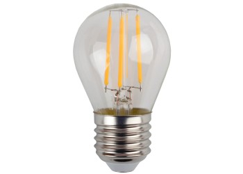 Лампа светодиодная филаментная ЭРА E27 11W 2700K прозрачная F-LED P45-11w-827-E27 Б0047013