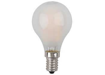 Лампа светодиодная филаментная ЭРА E14 9W 2700K матовая F-LED P45-9w-827-E14 frost Б0047021