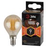 Лампа светодиодная филаментная ЭРА E14 9W 2700K золотая F-LED P45-9w-827-E14 gold Б0047022, купить в Минске по самой низкой цене