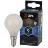 Лампа светодиодная филаментная ЭРА E14 9W 4000K матовая F-LED P45-9w-840-E14 frost Б0047027, купить в Минске по самой низкой цене