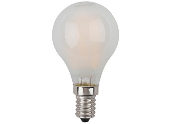 Лампа светодиодная филаментная ЭРА E14 9W 4000K матовая F-LED P45-9w-840-E14 frost Б0047027