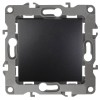 Кнопка ЭРА 12 10AX 250V антрацит 12-1111-05 Б0047834, купить в Минске по самой низкой цене