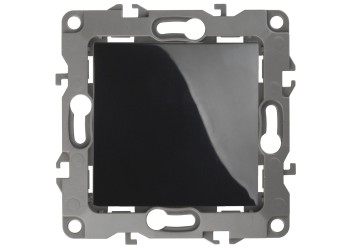 Кнопка ЭРА 12 10AX 250V чёрный 12-1111-06 Б0047835