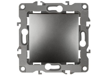 Кнопка ЭРА 12 10AX 250V графит 12-1111-12 Б0047836