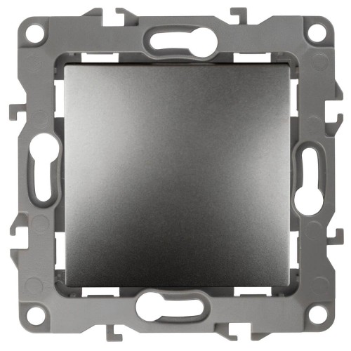 Кнопка ЭРА 12 10AX 250V графит 12-1111-12 Б0047836, купить в Минске по самой низкой цене