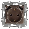 Розетка ЭРА Intro Solo Schuko P+E 16A 250V со шторками 2хUSB бронза 12-4109-13 Б0047847, купить в Минске по самой низкой цене