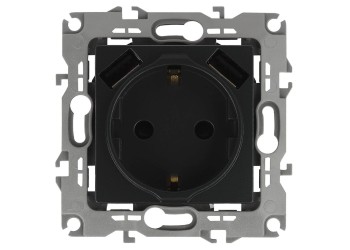 Розетка Эра Elegance 2P E со шторками 16A 250V 2xUSB 14-4109-05 Б0047871