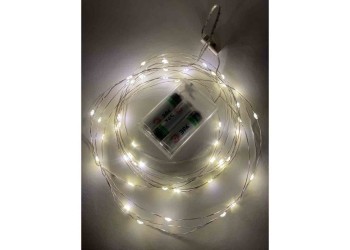 Светодиодная гирлянда ЭРА нить теплый свет ENIN -5NW Б0047960