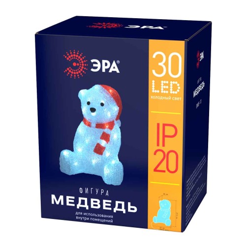 Светодиодная фигура ЭРА медведь ENIOF - 13 Б0047975, купить в Минске по самой низкой цене