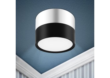 Накладной светильник ЭРА OL7 GX53 BK/CH Б0048531