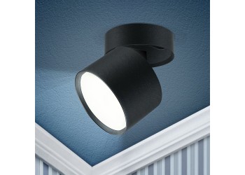 Накладной светильник ЭРА OL12 GX53 SBK черный Б0049034