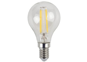 Лампа светодиодная филаментная ЭРА E14 7W 4000K прозрачная F-LED P45-7W-840-E14 Б0049891