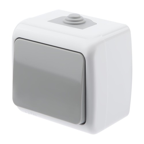 Выключатель одноклавишный ЭРА Intro Atlantic 10AX 250V 5-101-03 Б0050940, купить в Минске по самой низкой цене