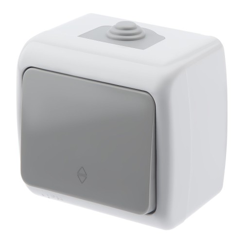 Переключатель одноклавишный ЭРА Intro Atlantic 10AX 250V 5-103-03 Б0050942, купить в Минске по самой низкой цене