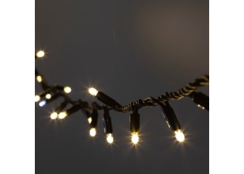 Уличная светодиодная гирлянда ЭРА нить 220V мерцающий теплый белый свет ERAPS-NK3 Б0051886