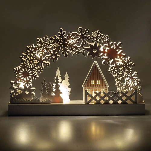 Светодиодная новогодняя фигура ЭРА EGNDS-01 Сказка 8 LED Б0051928, купить в Минске по самой низкой цене