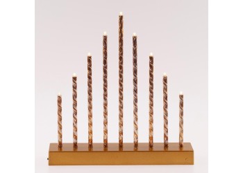 Светодиодная новогодняя фигура ЭРА ENGS-09 Свечи 9 LED Б0051935