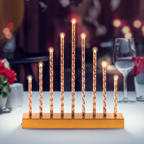 Светодиодная новогодняя фигура ЭРА ENGS-09 Свечи 9 LED Б0051935, купить в Минске по самой низкой цене