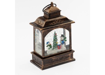 Светодиодная новогодняя фигура ЭРА ENGDS-11 Снеговики 1 LED Б0051943