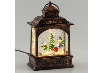 Светодиодная новогодняя фигура ЭРА ENGDS-11 Снеговики 1 LED Б0051943