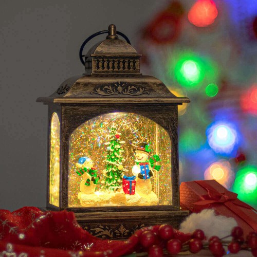 Светодиодная новогодняя фигура ЭРА ENGDS-11 Снеговики 1 LED Б0051943, купить в Минске по самой низкой цене