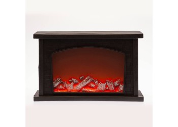 Светодиодная новогодняя фигура ЭРА ЕGNIK - 06 камин 14 LED Б0051947