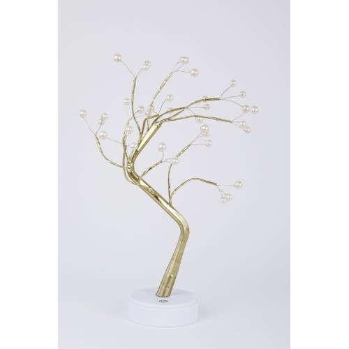 Светодиодная новогодняя фигура ЭРА ЕGNID - 36M дерево с разноцветными жемчужинами 36 LED Б0051948, купить в Минске по самой низкой цене