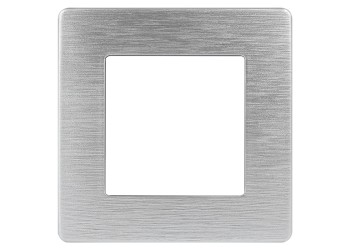 Рамка 1-постовая ЭРА 12 сатин алюминий 12-5101-03 Б0052501