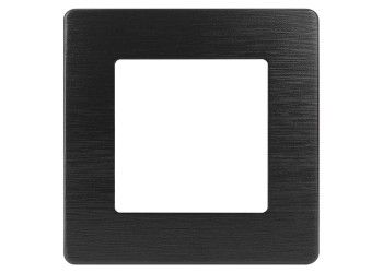 Рамка 1-постовая ЭРА 12 сатин черный 12-5101-06 Б0052504