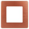 Рамка 1-постовая ЭРА 12 сатин медь 12-5101-14 Б0052507, купить в Минске по самой низкой цене