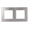 Рамка 2-постовая ЭРА 12 сатин алюминий 12-5102-03 Б0052511, купить в Минске по самой низкой цене