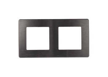 Рамка 2-постовая ЭРА 12 сатин графит 12-5102-12 Б0052515