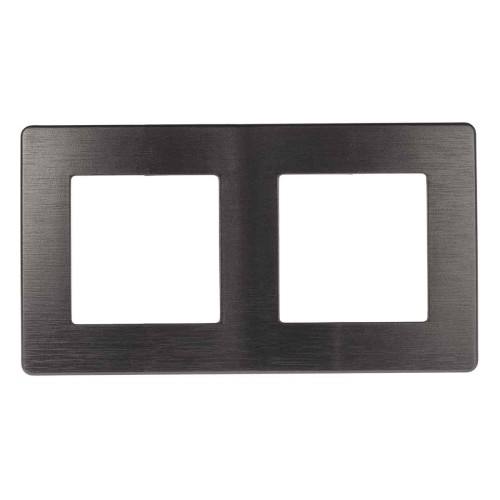 Рамка 2-постовая ЭРА 12 сатин графит 12-5102-12 Б0052515, купить в Минске по самой низкой цене