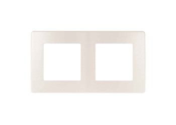 Рамка 2-постовая ЭРА 12 сатин перламутр 12-5102-15 Б0052518