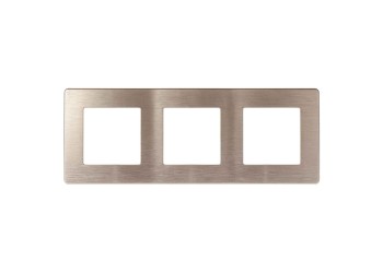 Рамка 3-постовая ЭРА 12 сатин шампань 12-5103-04 Б0052522