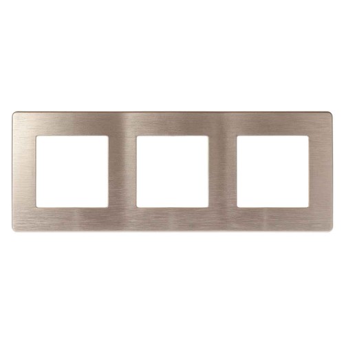Рамка 3-постовая ЭРА 12 сатин шампань 12-5103-04 Б0052522, купить в Минске по самой низкой цене