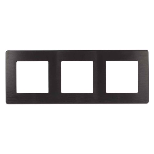 Рамка 3-постовая ЭРА 12 сатин антрацит 12-5103-05 Б0052523, купить в Минске по самой низкой цене